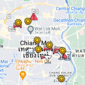 click for our interactive map of Chiang Mai