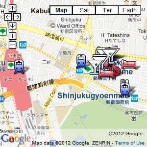 click for our interactive map of Shinjuku Ni-Chome