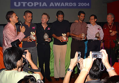 Winners and Emcees of the 5th Annual Utopia Awards
